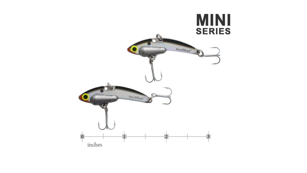 SteelShad Mini, 2 Pack, 1/4 Oz, Tennessee Shad, SSL-10116
