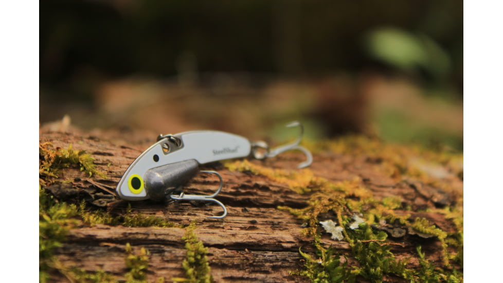 SteelShad Mini, 2 Pack, 1/4 Oz, White Shad, SSL-10078