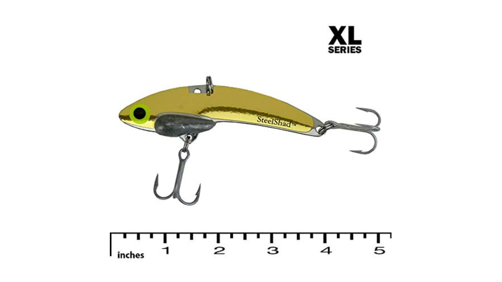 SteelShad XL Bait, 3/4 Oz, Gold, SSL-10013