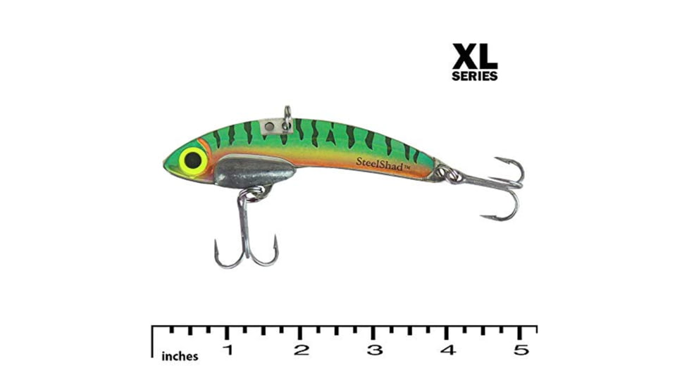 SteelShad XL Bait, 3/4 Oz, Perch / Firetiger, SSL-10015