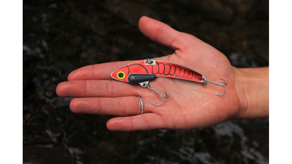 SteelShad XL Bait, 3/4 Oz, Red/Crawfish, SSL-10014