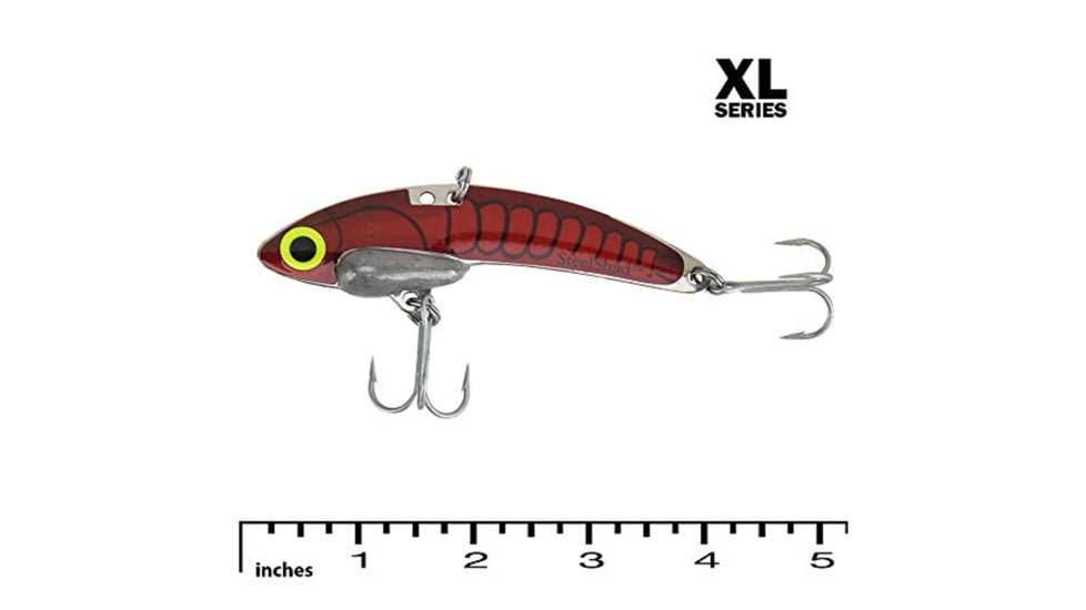SteelShad XL Bait, 3/4 Oz, Red/Crawfish, SSL-10014