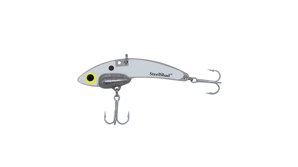 SteelShad XL Bait, 3/4 Oz, White Shad, SSL-10063
