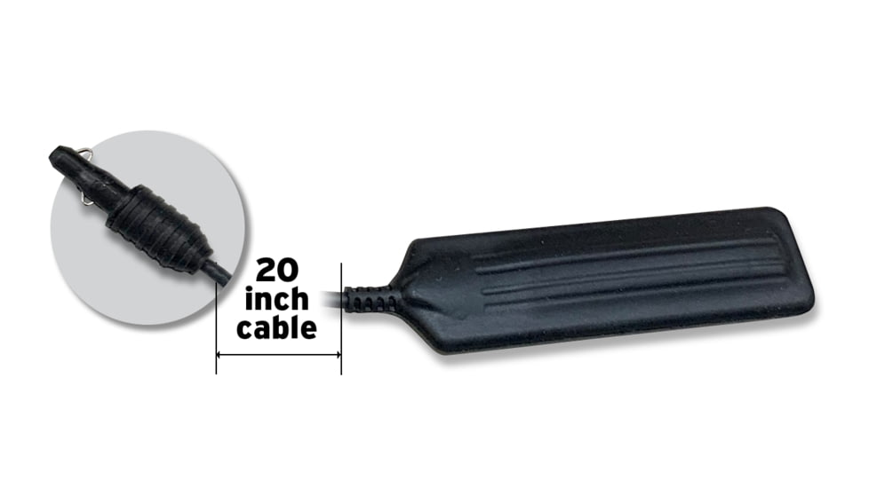 Steiner 20" Straight Remote Cable Pressure Pad, Black, 9123