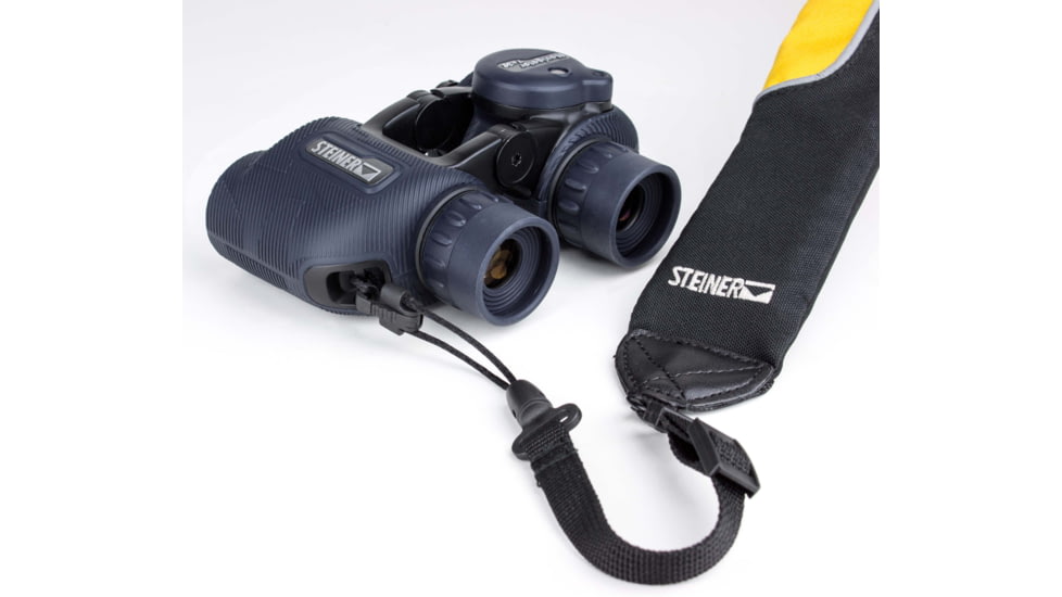 Steiner Binocular Float Strap Navigator Open Hinge, Yellow, 7699