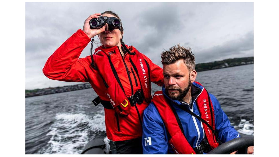 Steiner Navigator 7x50mm Floating Prism System Binoculars w/Compass, Rubber, Navy Blue, 2343