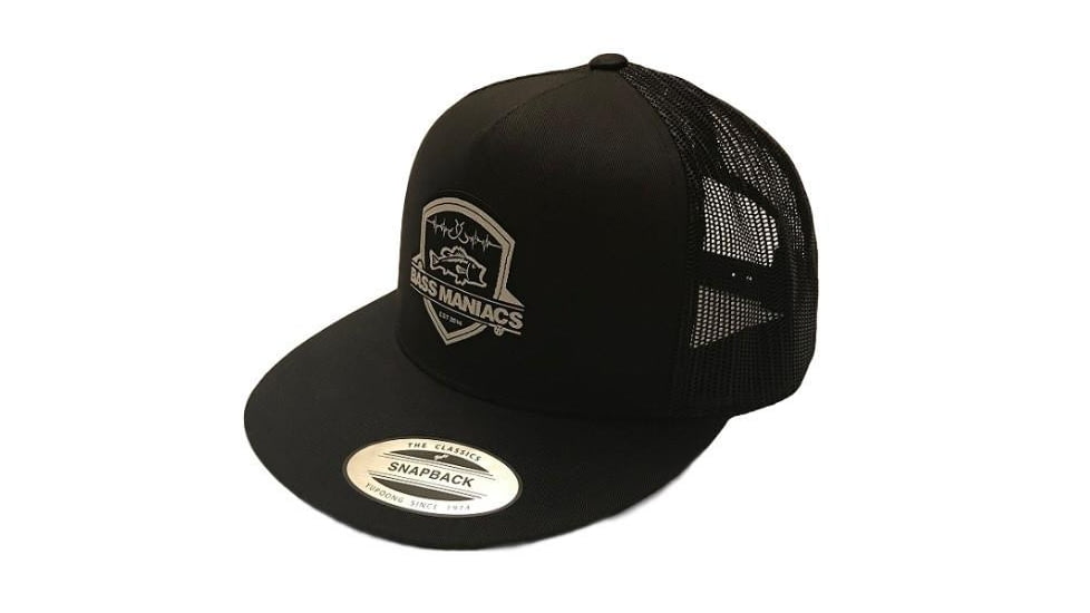 Steiner Logo Hat, Black Flat Bill 718