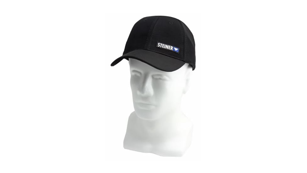 Steiner Logo Hat, Black Round Bill 717