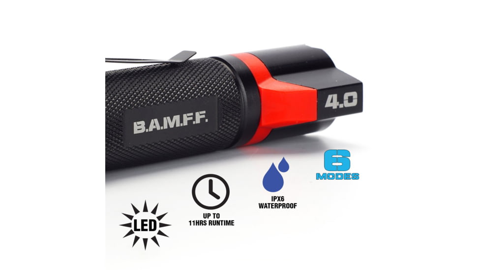 STKR Concepts Bamff 4.0 400 Lumens Dual Cree Led Flshlght W/flood