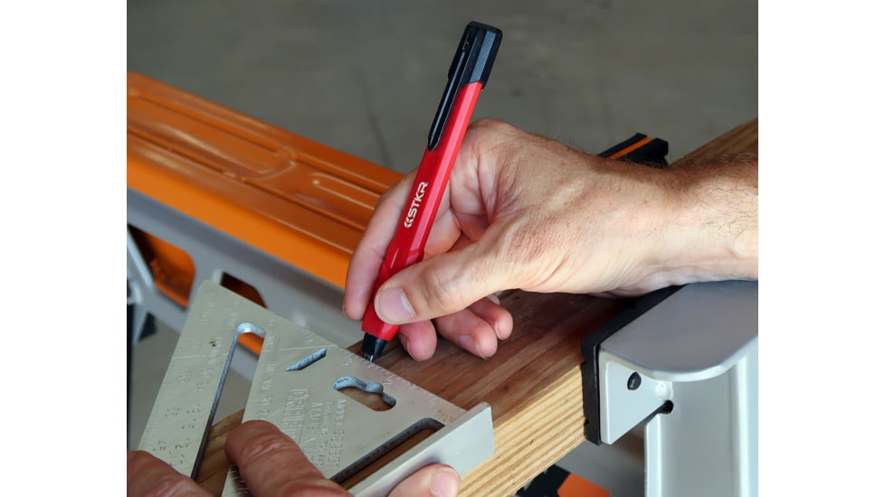 STKR Concepts Dura Lead Refills for Mechanical Carpenter Pencil, 5 pieces, Black, 77589