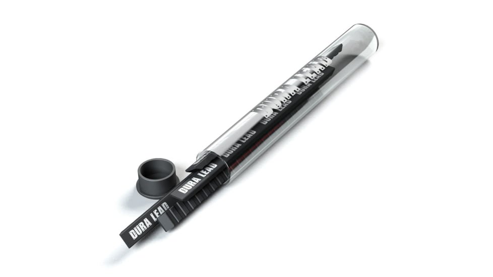 STKR Concepts Dura Lead Refills for Mechanical Carpenter Pencil, 5 pieces, Black, 77589