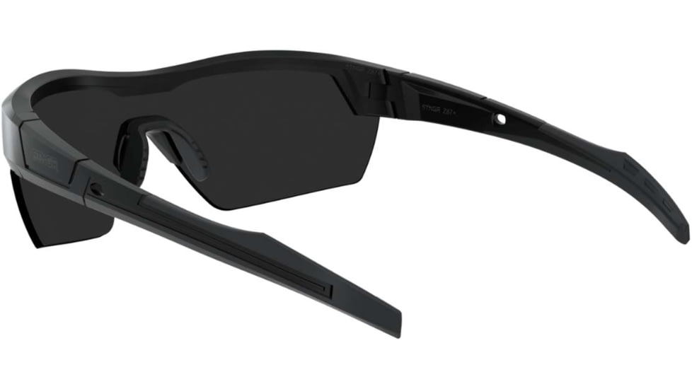 STNGR Lo-Drag Ballistic Sunglasses, Matte Black/Smoke/Clear,Non-Polarized, Medium/Large, 6K-8O41-JV3L