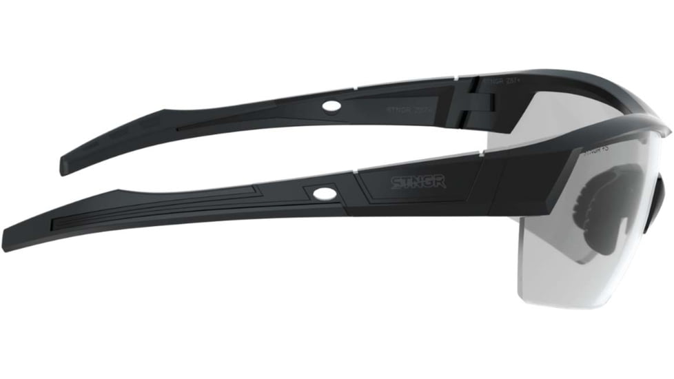 STNGR Lo-Drag Ballistic Sunglasses, Matte Black/Smoke/Clear,Non-Polarized, Medium/Large, 6K-8O41-JV3L