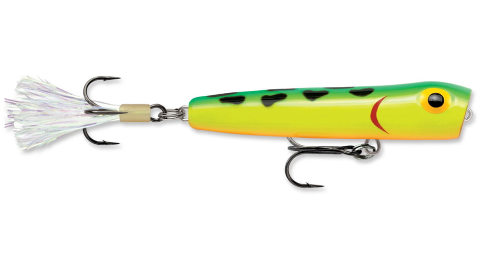 Storm Rattlin Chug Bug Topwater Popper, 3-1/4in, 3/8oz, Hot Frog, CB08205