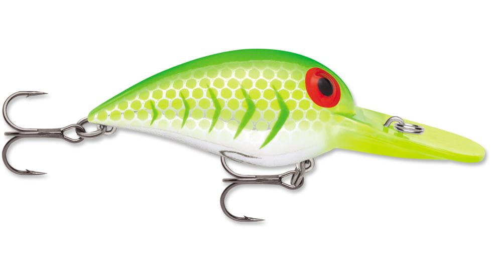 Storm Original Mag Wart Crankbait, Floating, Blazin Green UV, 2 3/4in, 3/4oz, AV667