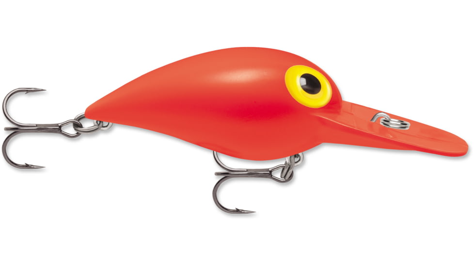 Storm Original Mag Wart Crankbait, Floating, Solid Fluorescent Red, 2 3/4in, 3/4oz, AV48