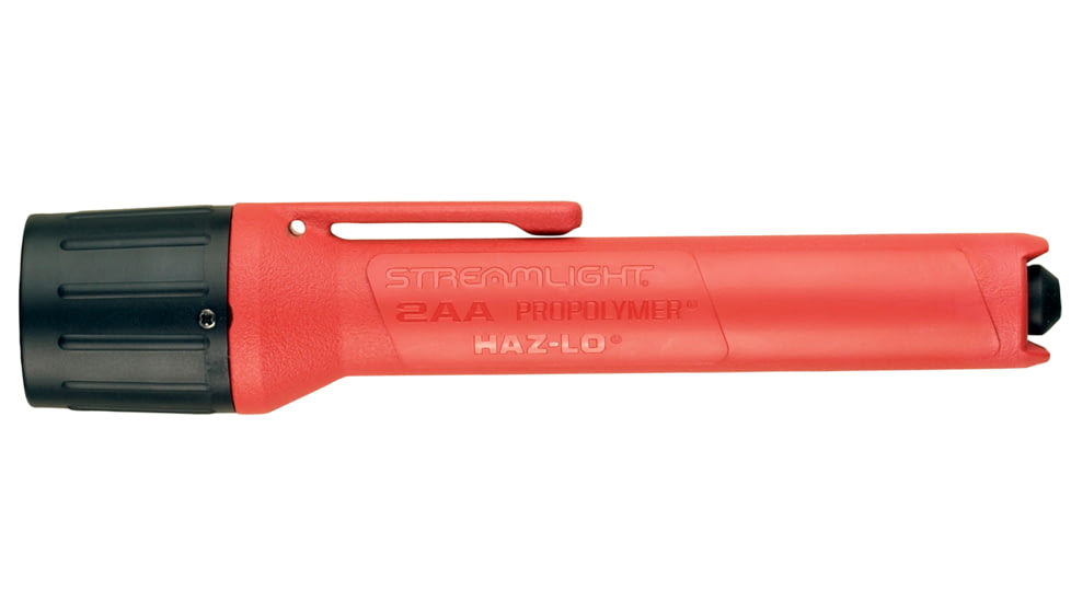 Streamlight 2Aa Propolymer Haz-Lo Flashlight, Inmetro Rated, 65 Lumen White Led, 2 X Aa Battery, Orange, 67105