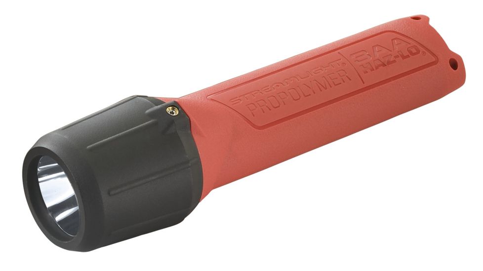 Streamlight 3Aa Propolymer Flashlight, Inmetro Rated, 120 Lumen White Led, 3 X Aa Battery, Blister Pack, Orange, 68727