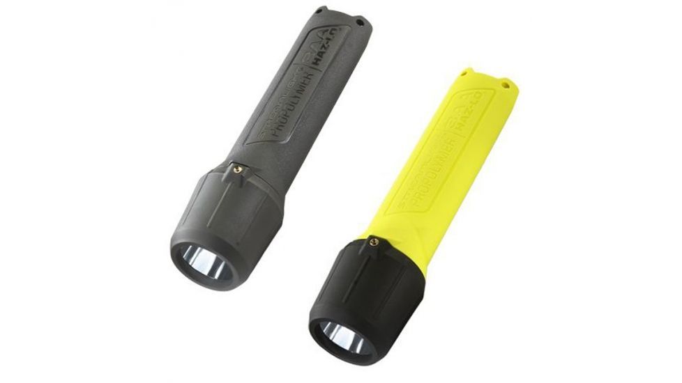 Streamlight 3AA ProPolymer HAZ-LO Flashlight - Safety Rated for Hazardous Environments, Black, Yellow