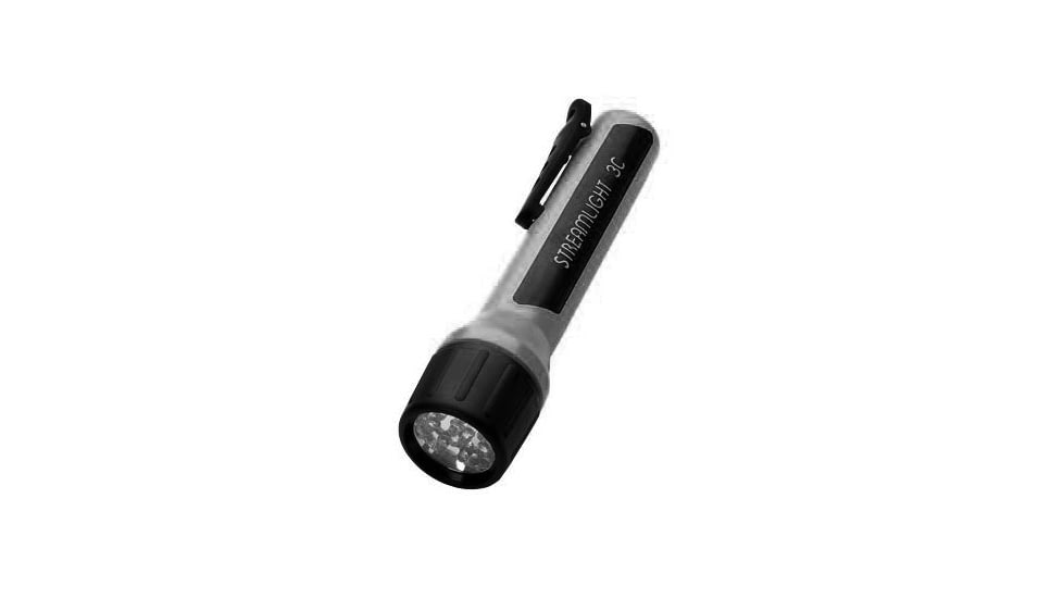 Streamlight 3C Propolymer LED Flashlight, White LEDs, Black, 33300