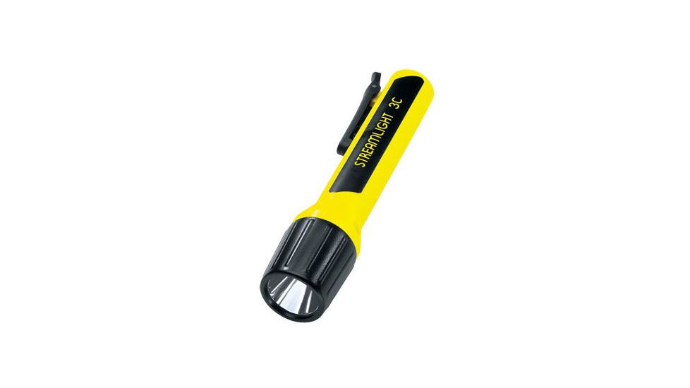 Streamlight 3C Luxeon Propolymer Flashlight w/ White LEDs - Yellow 33244 