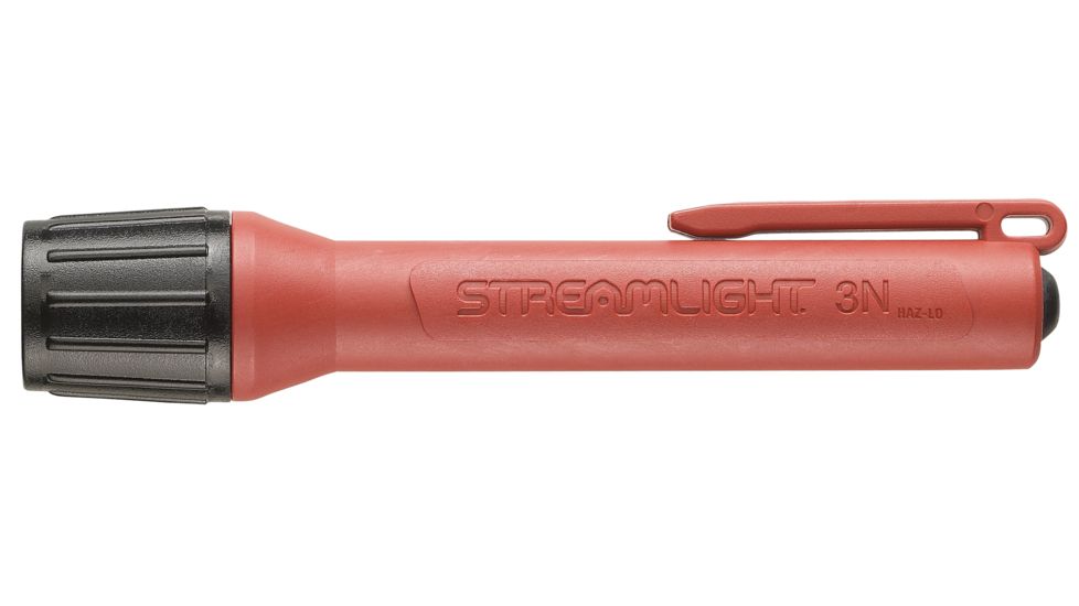 Streamlight 3N Propolymer Haz-Lo Flashlight, Atex Rated, 30 Lumen White Led, Orange, 62505