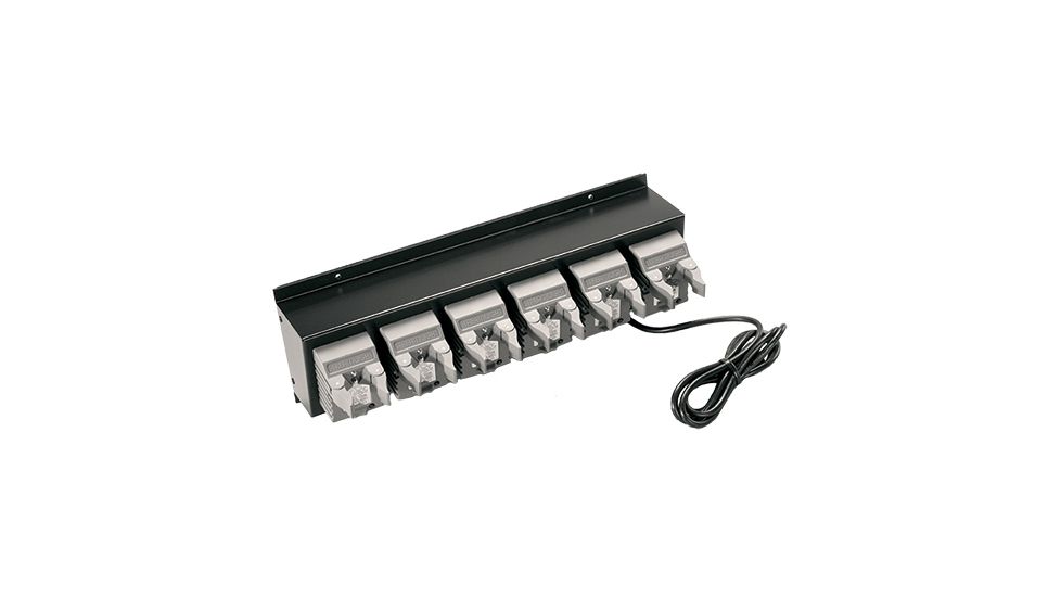 Streamlight 6-Unit Bank Charger, 230V Ac, Strion Flashlight, Black, 74600