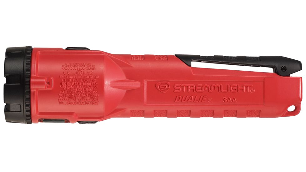 Streamlight Dualie 3Aa Flashlight, Atex Rated, 245 Lumen Spot/Flood Led, 3 X Aa Battery, Clam Pack, Orange, 68755