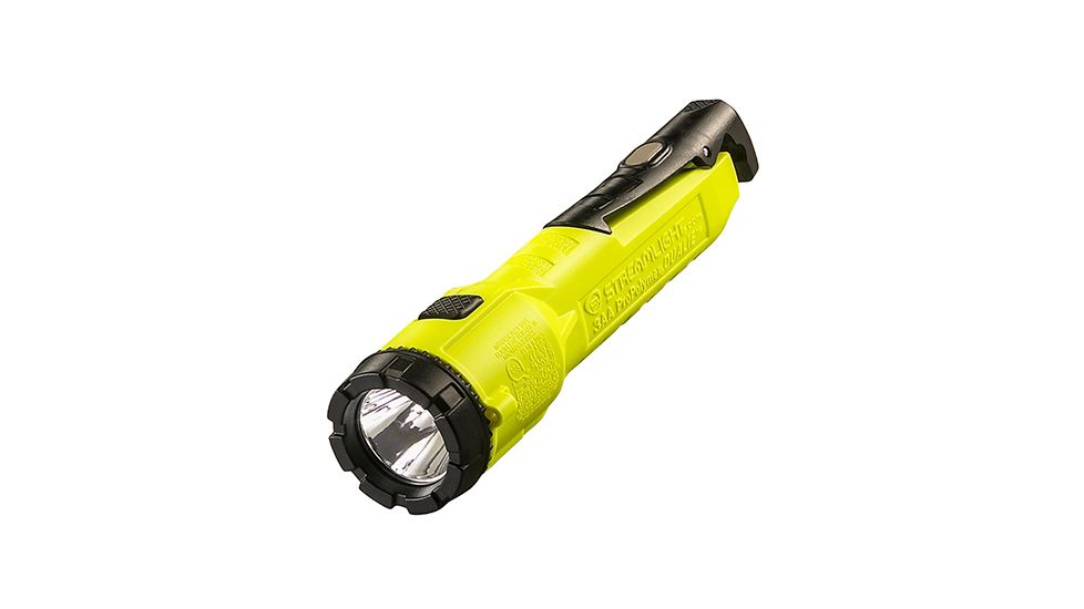 Streamlight Dualie 3AA with Alkaline Batteries, Magnetic Clip and Lanyard, Box, Yellow, 68782