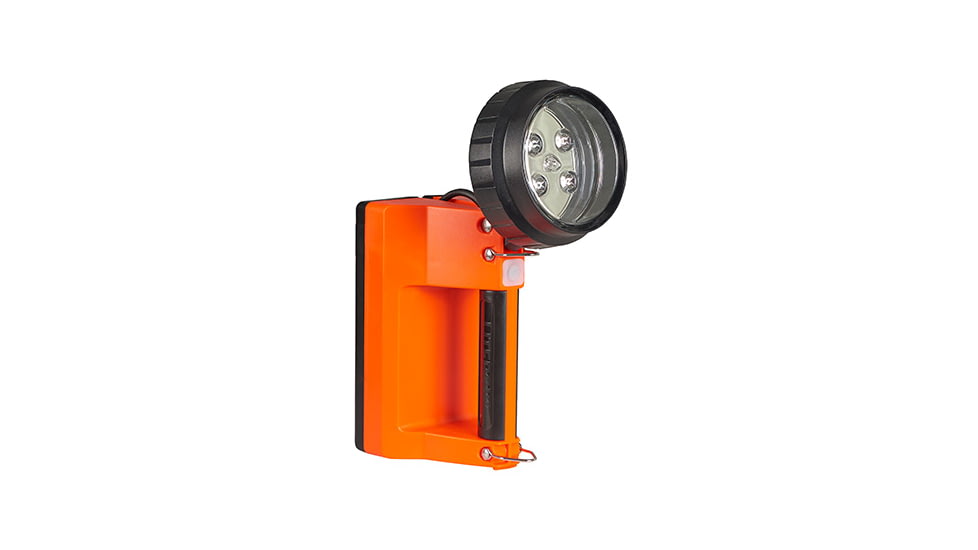 Streamlight E-Flood FireBox 1500 Lumens Rechargeable Lantern with Blue Taillight LEDs, without Charger, Orange, 45832
