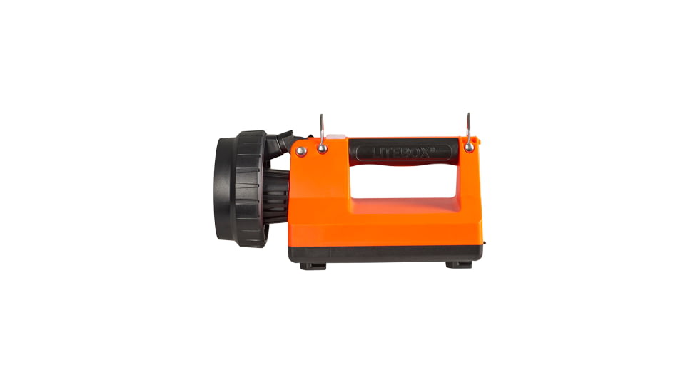 Streamlight E-Flood FireBox 1500 Lumens Rechargeable Lantern with Blue Taillight LEDs, without Charger, Orange, 45832