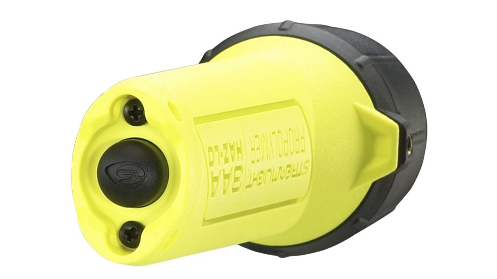 Streamlight Helmet Lighting Kit, Yellow - Div 2 3AA Lux, White LED, Batteries, Black Jack Mount, Helmet band