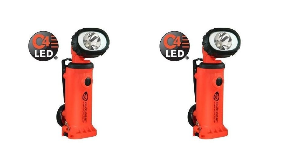 Streamlight Knucklehead Spot Rechargeable LED Flashlight 120V, Orange, Orangem