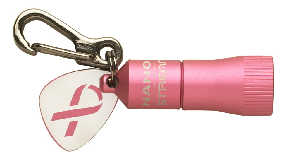 Streamlight Nano Mini Flashlight, Gift Pack, Supports Breast Cancer Research Foundation, Pink, 73011