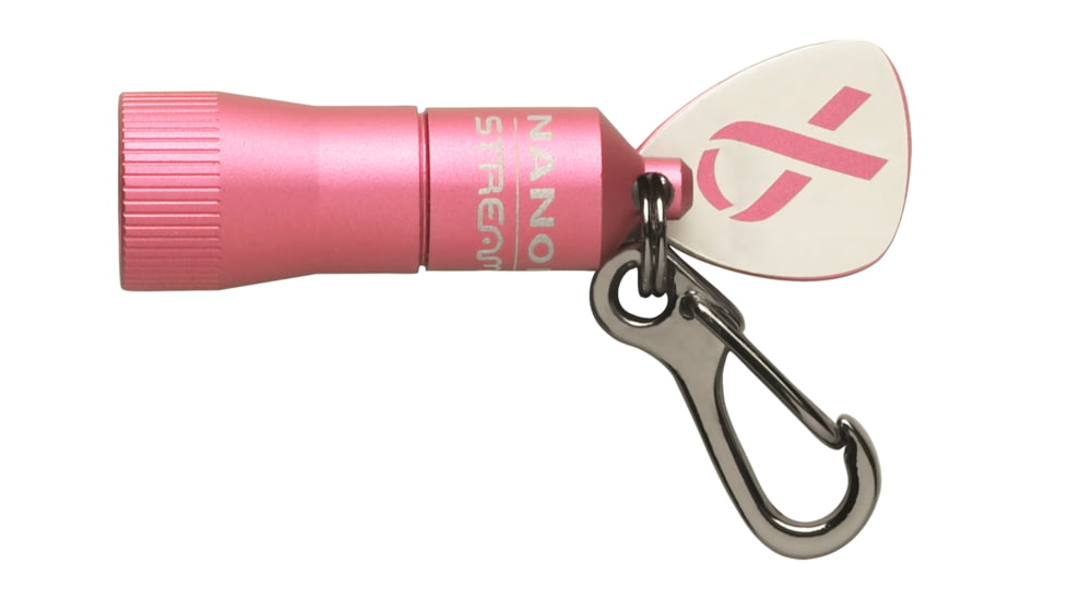 Streamlight Nano Mini Flashlight, Gift Pack, Supports Breast Cancer Research Foundation, Pink, 73011