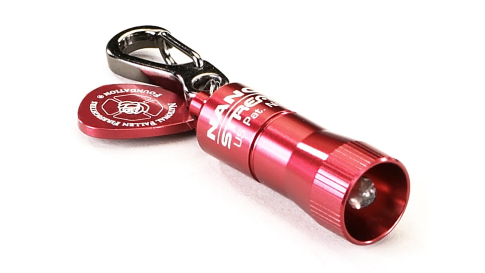Streamlight Nano Mini Flashlight, Gift Pack, Supports National Fallen Firefighters Foundation, Red, 73012
