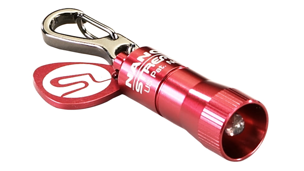 Streamlight Nano Mini Flashlight, Gift Pack, Supports National Fallen Firefighters Foundation, Red, 73012