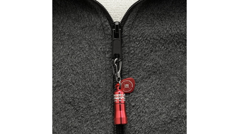 Streamlight Nano Mini Flashlight, Gift Pack, Supports National Fallen Firefighters Foundation, Red, 73012
