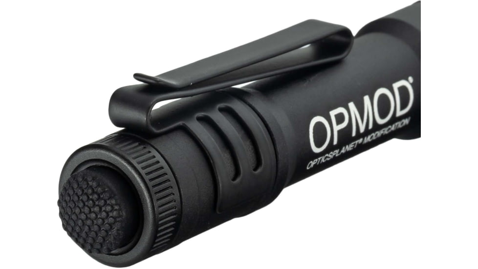 Streamlight OPMOD MicroStream Personal LED Flashlight, Ultra-Compact USB Rechargeable, 250/50 Lumens, Black, 66604OPMOD