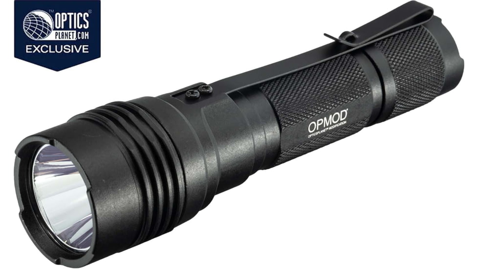 Streamlight OPMOD ProTac HL LED Flashlight w/Holster, CR123A, 1000 Lumens, Black, 88065OPMOD