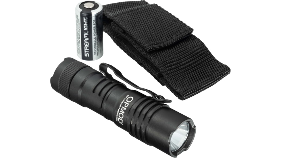 Streamlight OPMOD PT Professional Tactical 1L LED Flashlight, CR123A, 110 Lumens, 88030OPMOD