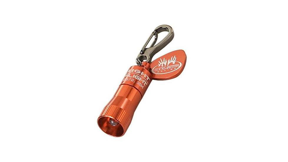 Streamlight Orange Nano Light with White LED. Clam packaged.  Orange 73006