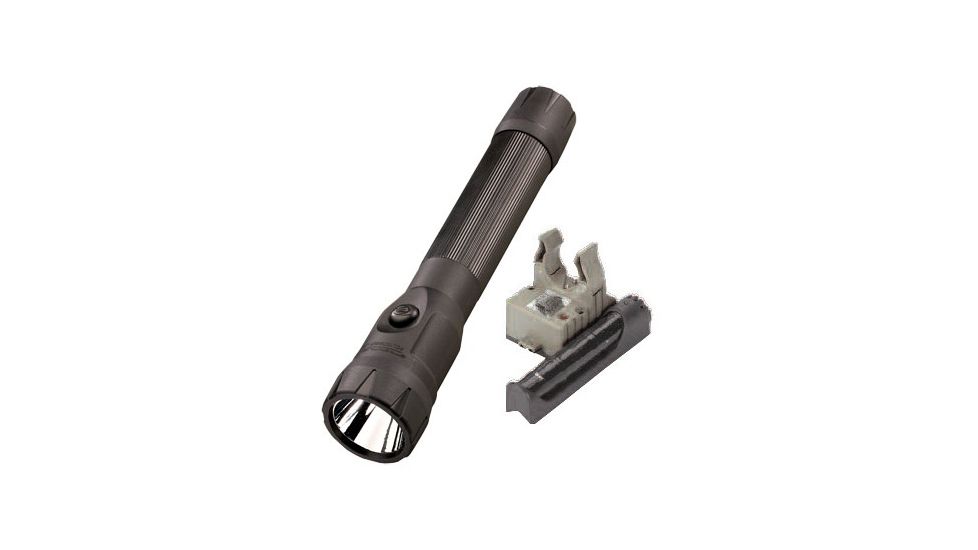 Streamlight PolyStinger DS LED Flashlight, Black - DC Charger with Piggyback Fast Charge base 76834