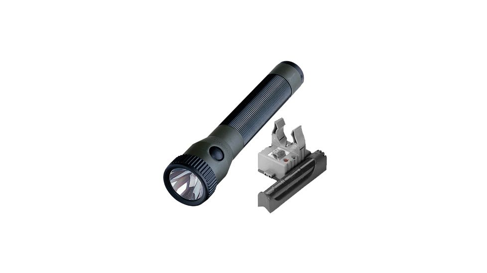 Streamlight PolyStinger Olive Drab Flashlight w/AC Fast Charger PiggyBack Holder 76316