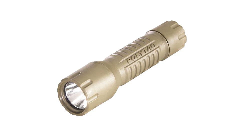 Streamlight PolyTac Polymer Flashlight, Xenon Bulb, Lithium Batteries, Coyote 88801