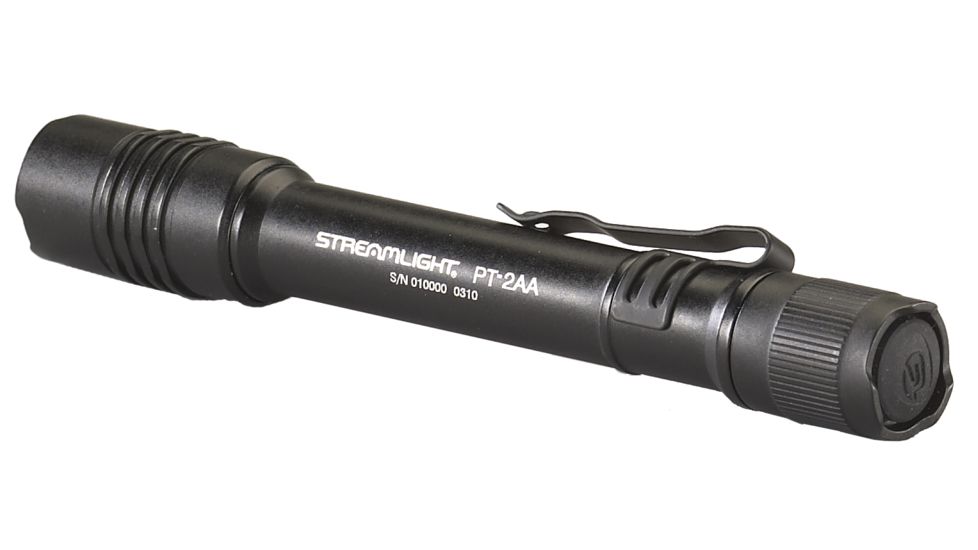 Streamlight PT Professional Tactical Series 2AA LED Flashlight, Black, 88033