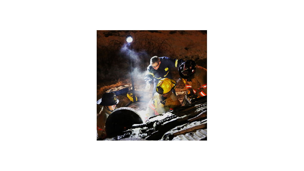 Streamlight Rechargeable LED Portable Scene Light EXT, 120V AC/12V DC, Yellow, 45680