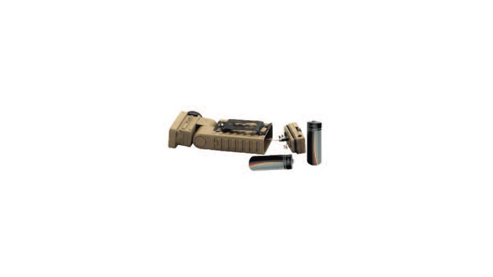 Streamlight Sidewinder Tactical Flashlight, Military Model, Coyote Tan, Helmet Mount - C4 White, Red, Blue, IR LEDs