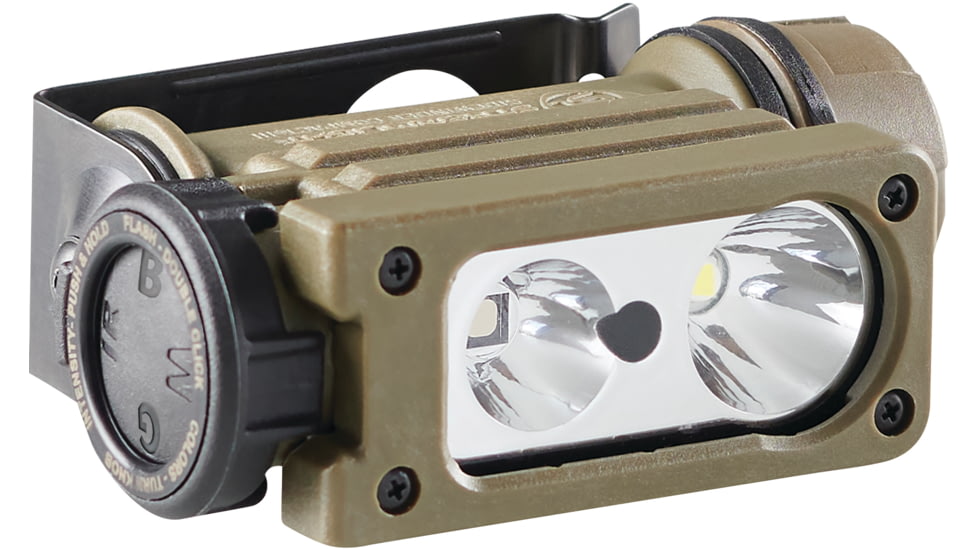 Streamlight Sidewinder Compact III Aviation Model AA/CR123A 275 Lumens LED Flashlight, Coyote, 14533