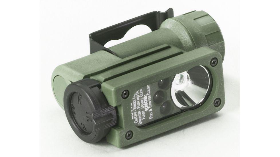 Streamlight Sidewinder Tactical Flashlight - White/Red/Green/Blue - Olive Drab